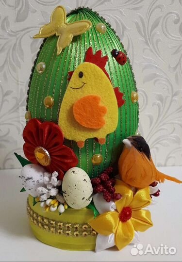 Яйцо пасхальное ручная работа