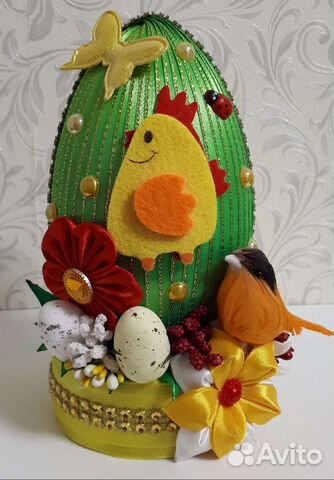 Яйцо пасхальное ручная работа