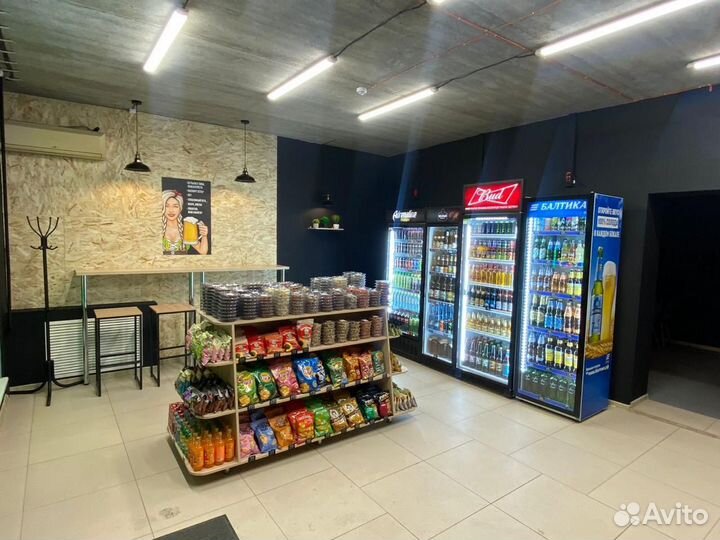 Франшиза 24/7 магазин алкоголя, готовый бизнес бар