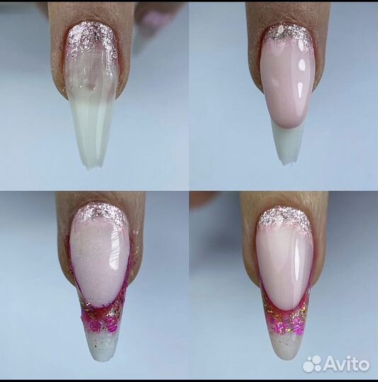Обучение маникюру,наращиваю ногтей