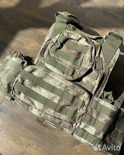 Разгрузочный жилет плитник тактический якедо мох