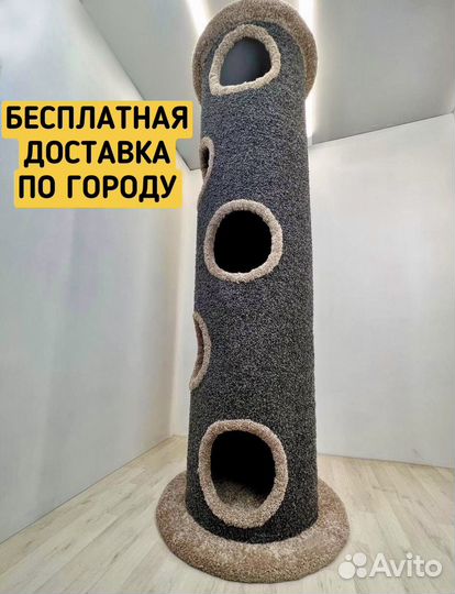 Домик когтеточка для большой кошки