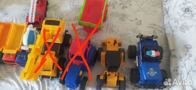 Трактор с прицепом, машинки