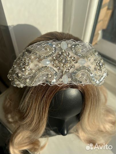 Ободок свадебный