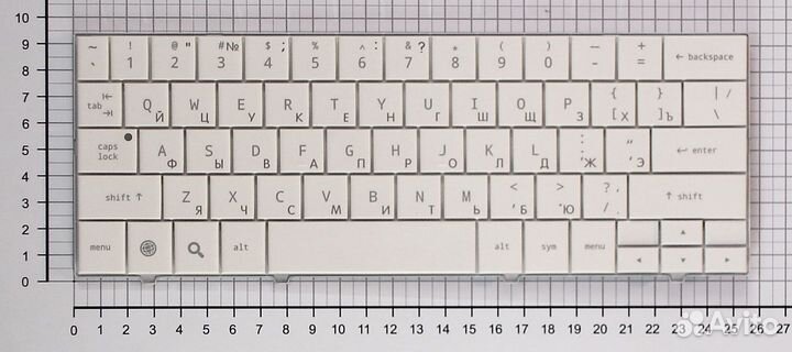 Клавиатура для HP Compaq Airlife 100 белая