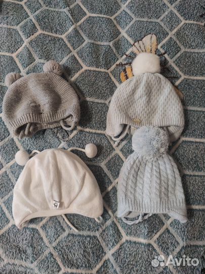 Шапка для новорожденного для мальчика