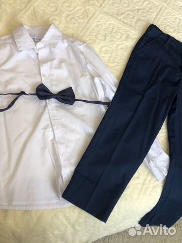 Рубашка и брюки на мальчика 122