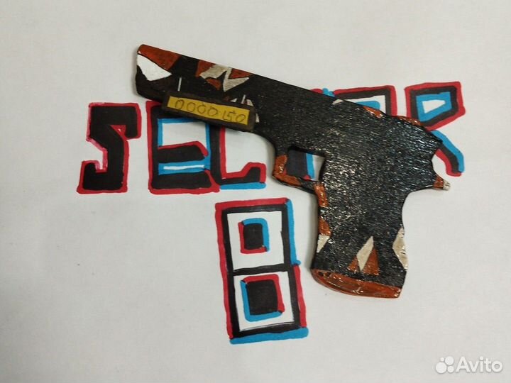 Дигл пистолет деревянный ручной работы