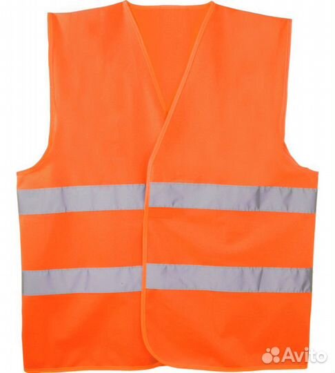 Жилет сигнальный, оранжевый