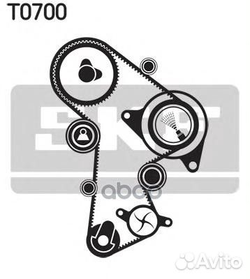 Комплект ремня грм VAG 1.2D/1.6D/2.0D 03- VAG 0