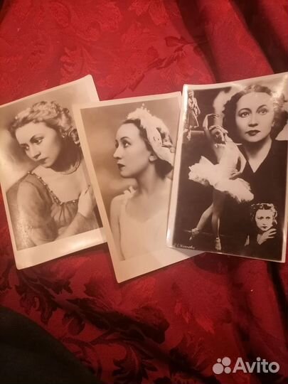 Фото улановой 1951 И 1958 гг