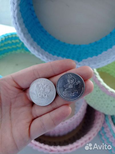 Монеты 25 рублей/чм 2018 Волк Забивака