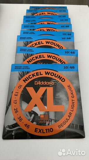 Струны Daddario для электро и акустической гитары