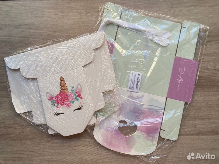 Подарочные коробки сборные новые