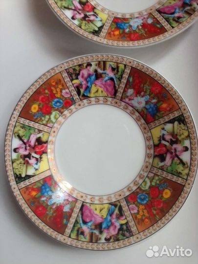 Чашка и 6 блюдечек