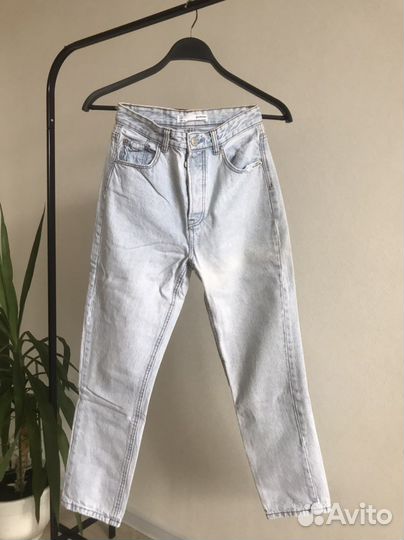 Джинсы mom stradivarius