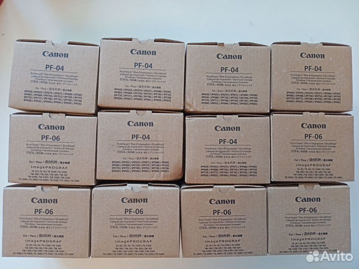 Печатная головка PF-04, 05,06. Гарантия