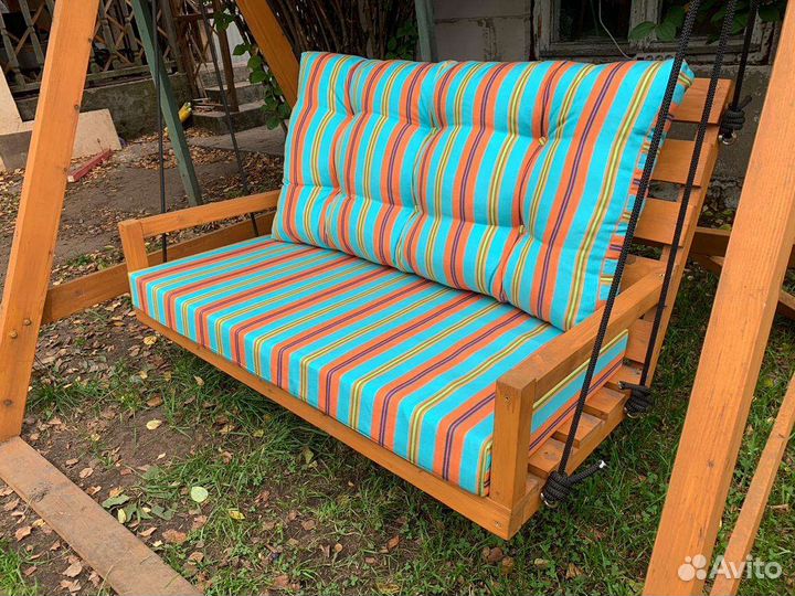 Подушки на садовые качели и мебель из ротанга