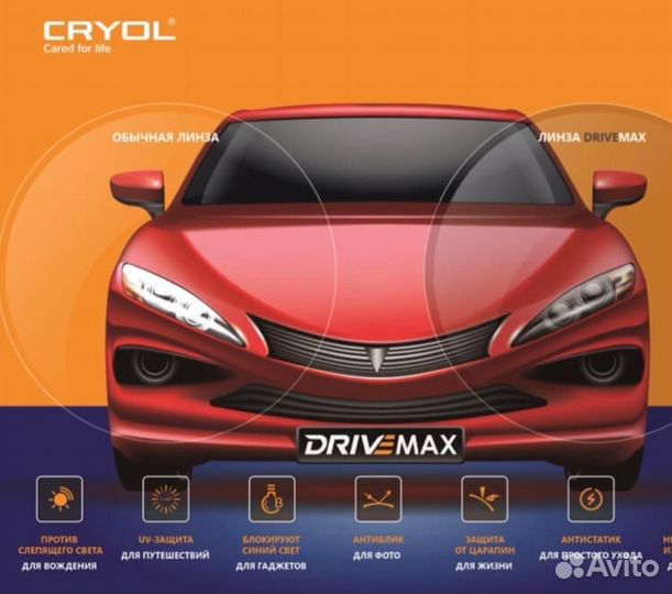 Очки с линзами для водителей DriveMax Юж.Корея