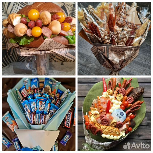 Съедобные букеты для мужчин