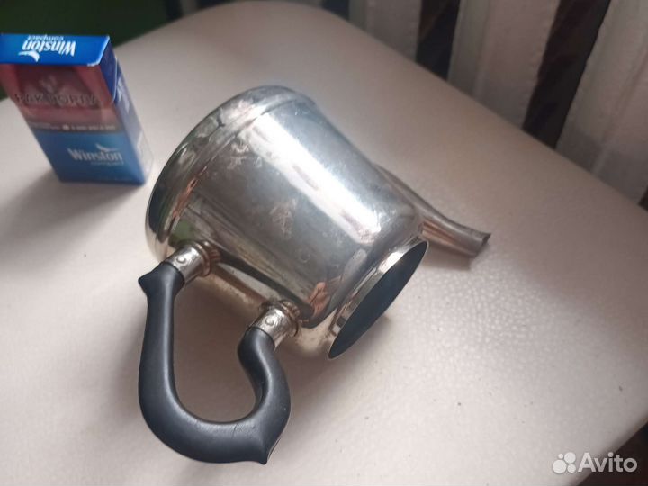 Заварочный чайник мельхиоровый