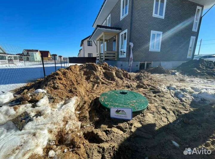 Септик для дома. Монтаж под ключ за 1 день