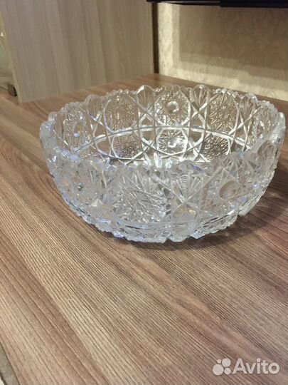 Ваза хрустальная для фруктов