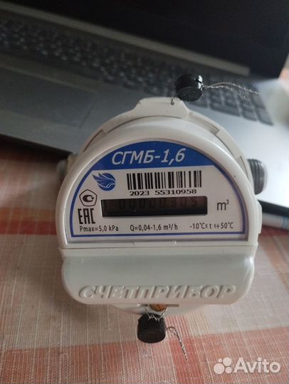 Газовый счетчик новый