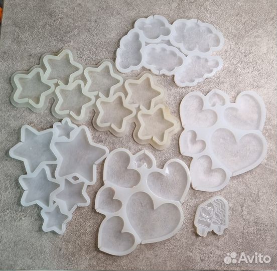 Формочки силиконовые для леденцов и мастики