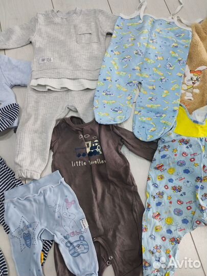 Вещи пакетом для мальчика 62-74