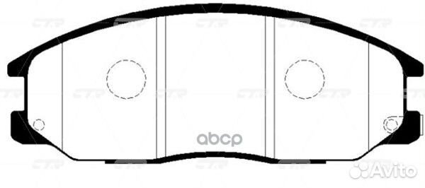 Колодки тормозные дисковые передние hyundai H1