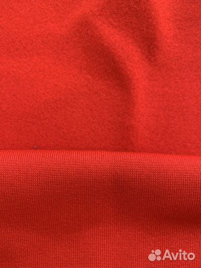 Ткань флисовая красная