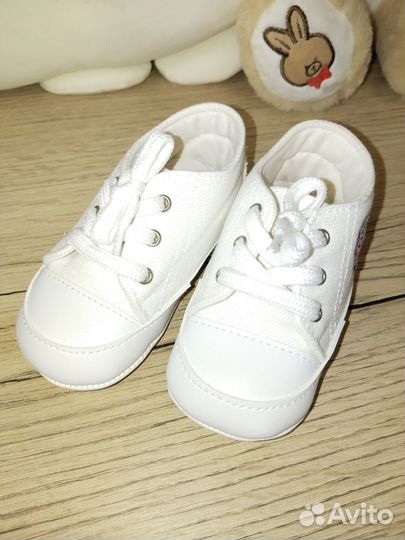 Пинетки кеды для новорожденных малышей