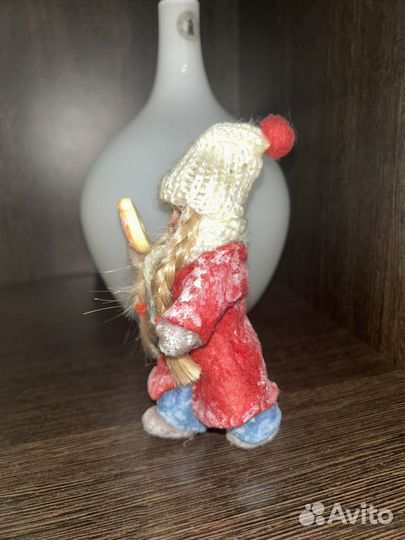 Елочные игрушки из ваты