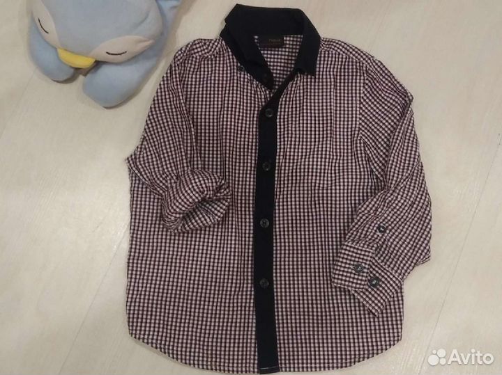 Рубашка next 98 на мальчика