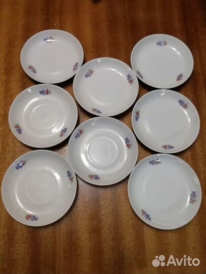 Блюдца чайные Вербилки 1954-1965 гг