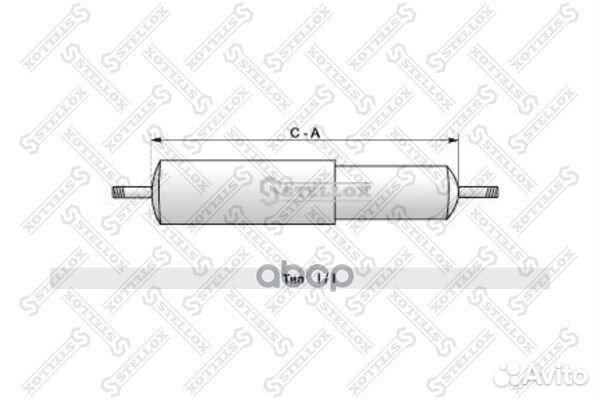 87-04817-SX амортизатор подвески 408-698 I/I 1