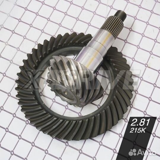 Главная пара 2,81 215К для bmw e60,e63,е39,e46,e83