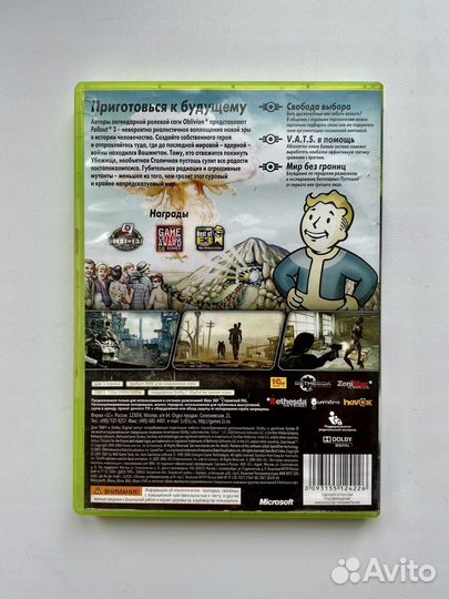 Игра Fallout 3 для Xbox 360 (на русском языке)