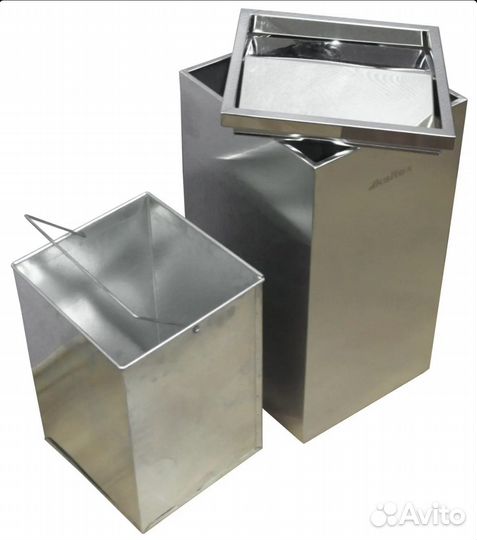 Мусорный бак металлический Ksitex
