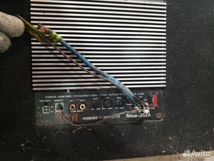 Сабвуфер и усилитель Мистери