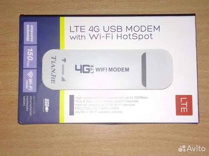 LTE 4G USB Модем Wi-Fi