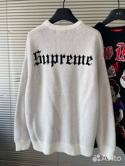 Вязанный свитер Supreme Snow White FW24