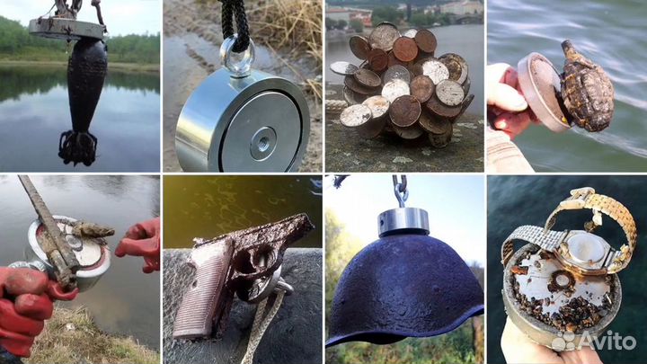 Поисковый магнит F400x2