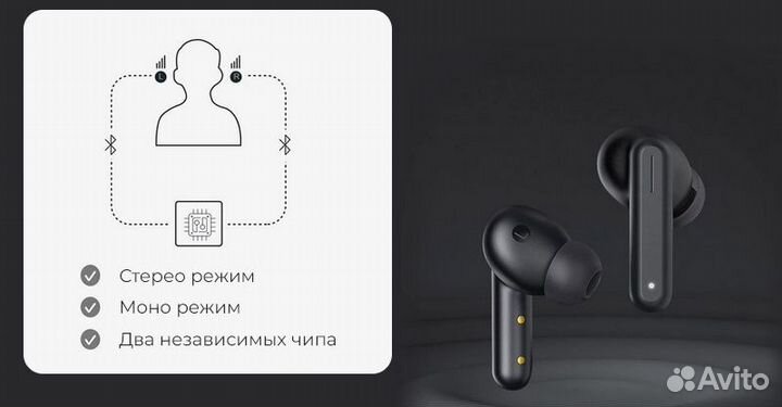 Беспроводные наушники Xiaomi Haylou GT7 NEO Black