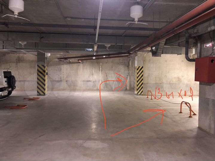 Машиноместо, 21 м²