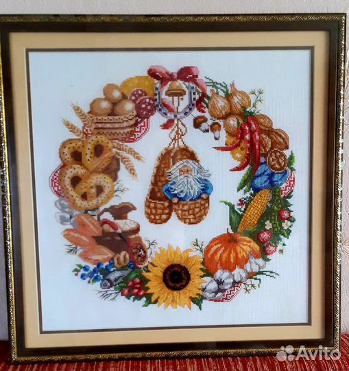 Картина вышитая 