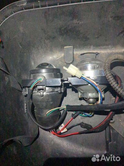 Линзованный блок фара Stels GS/GT 400