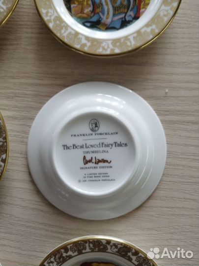 Коллекционные фарфоровые тарелки Franklin Porcelai