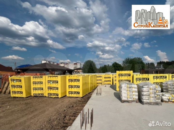 Газоблоки (пенобетон) IstKult D600, D500